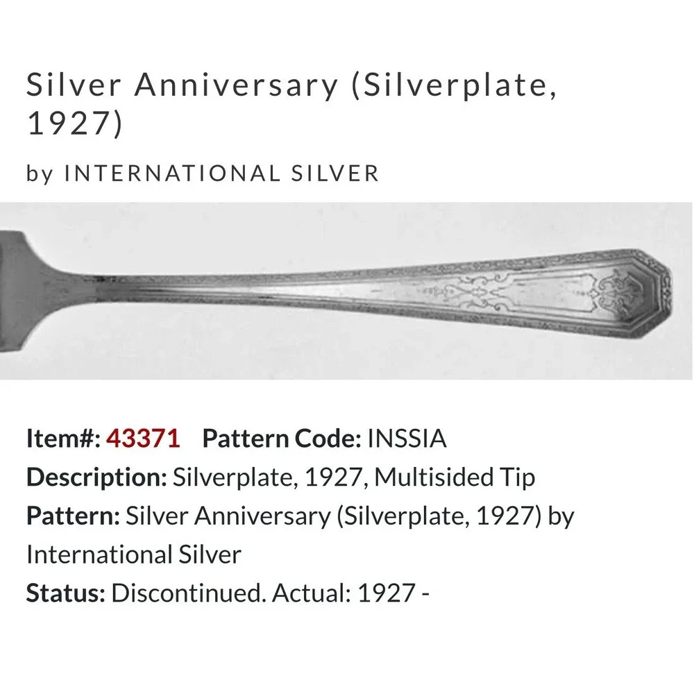 International SILVER ANNIVERSARY Stainless 3 Dinner Forks 1847 Rogers‎ Flatware